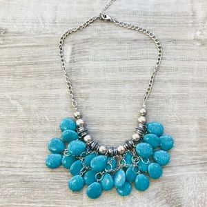 Turquoise Stone Beaded Necklace